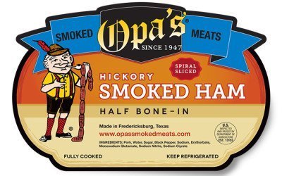 Opa’s Smoked Meats Label Design