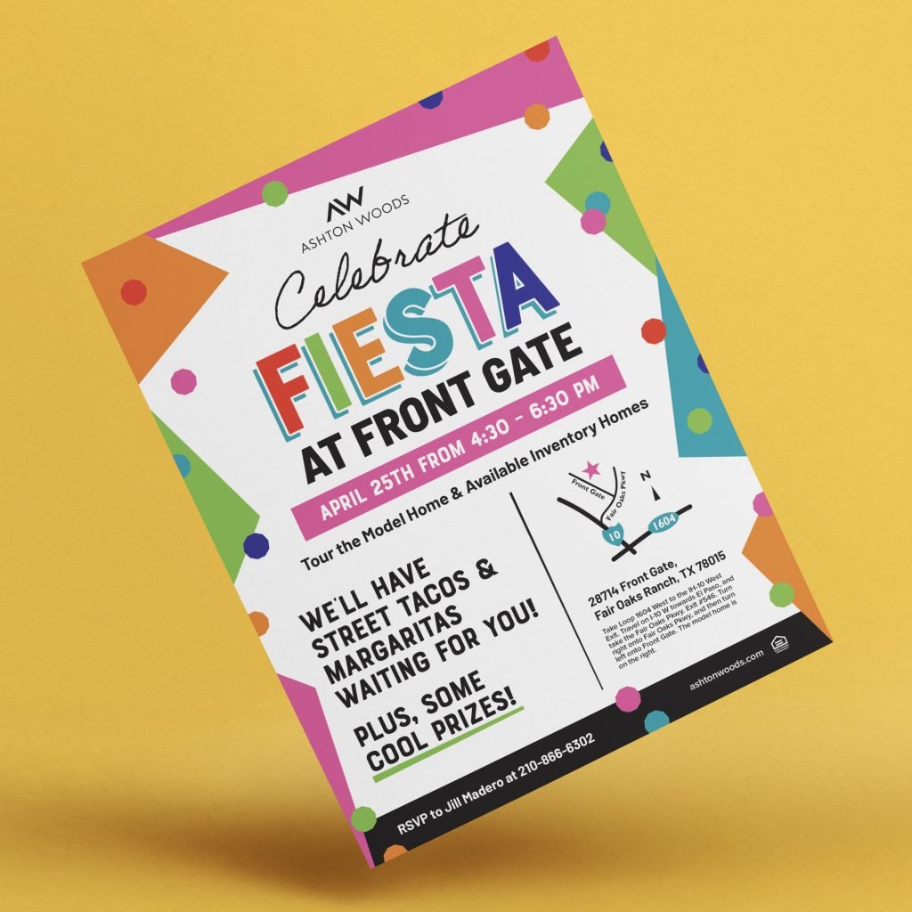 Ashton Woods Fiesta-Themed Flyer