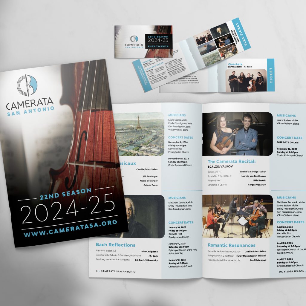 Camerata San Antonio Season 2024-25 Branding