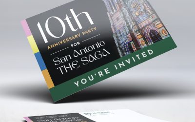 San Antonio | The Saga Save-The-Date Postcard Design
