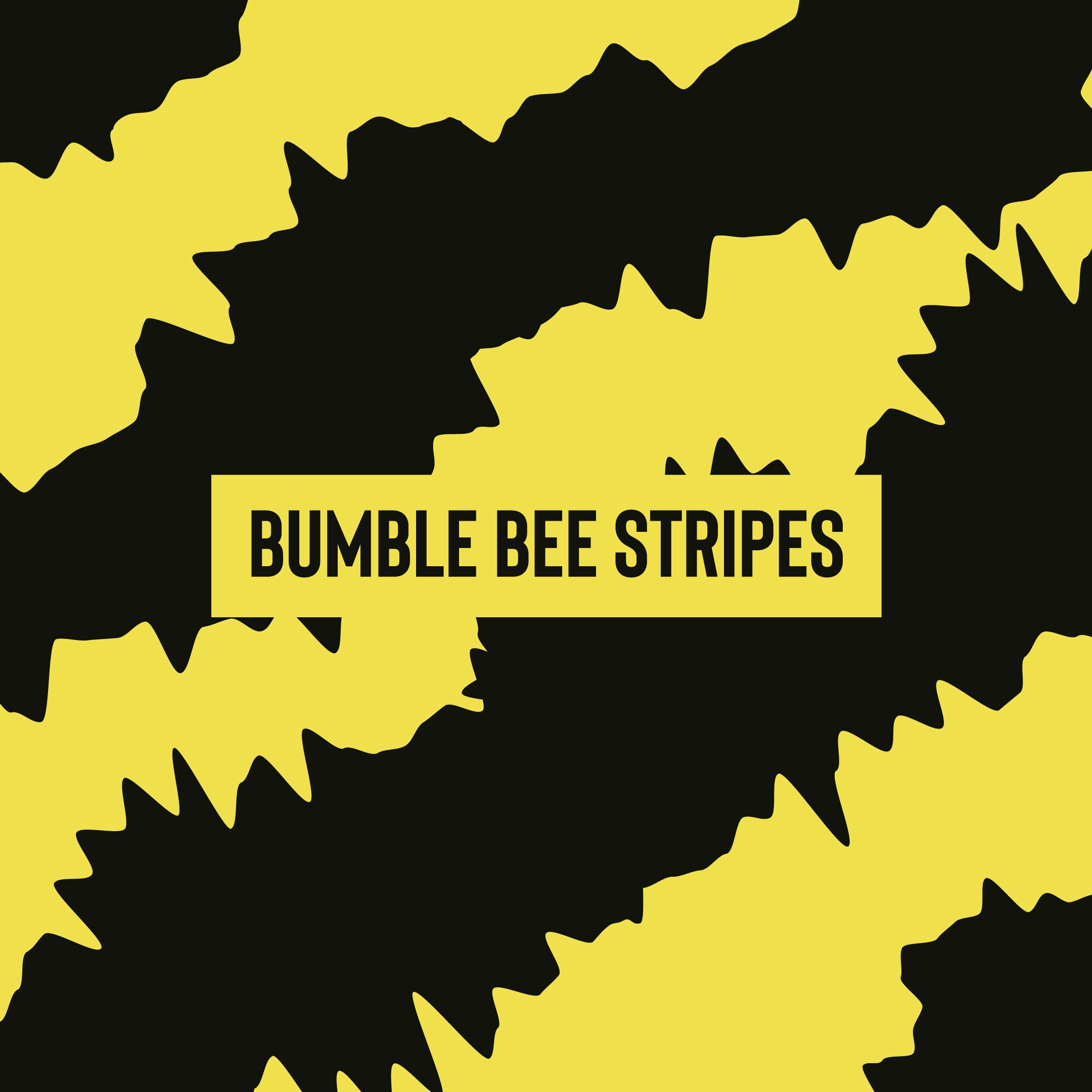 Bumble Bee Striped Pattern