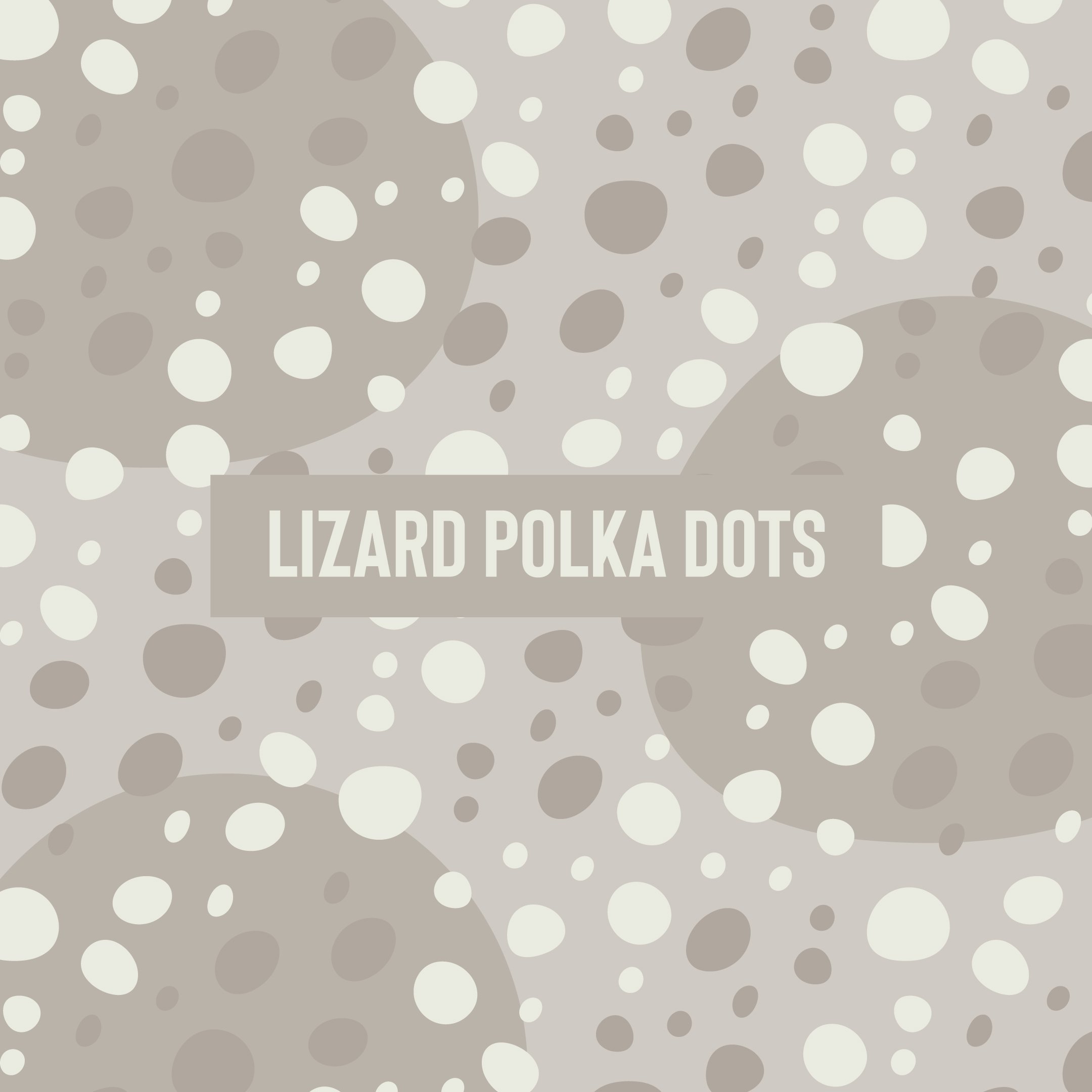Lizard Polka Dot Pattern