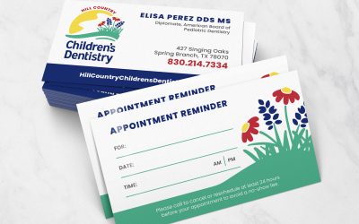 Hill Country Children’s Dentistry Business Card Design