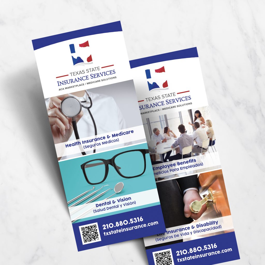 Texas State Insurance Services Rack Card Design