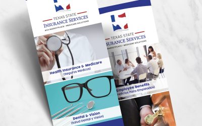 Texas State Insurance Services Rack Card Design