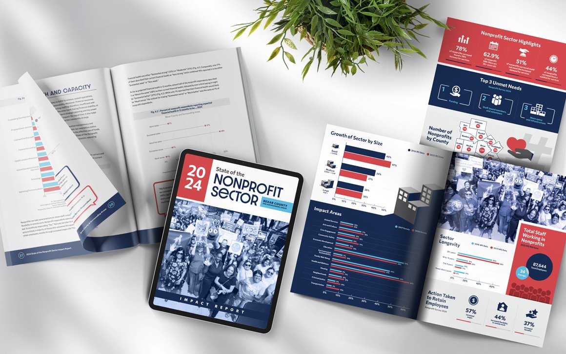 2024 Nonprofit Sector Report & Brochure Design