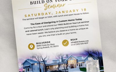 Build on Your Lot Seminar Flyer Design