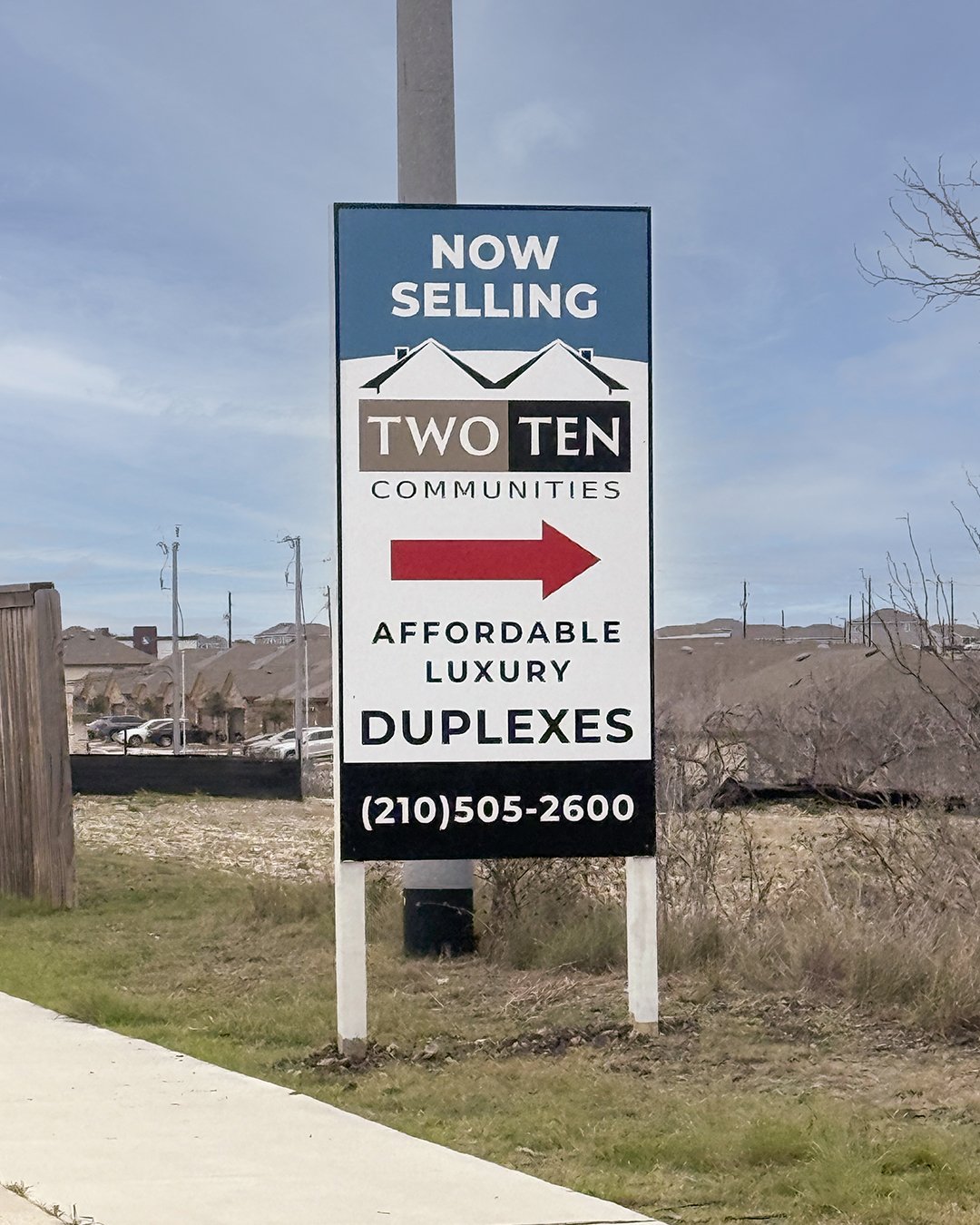 TwoTen Communities Directional Sign Design