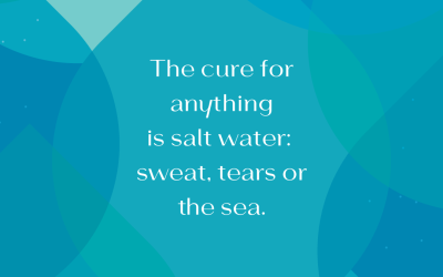 Salt water really does cure everything