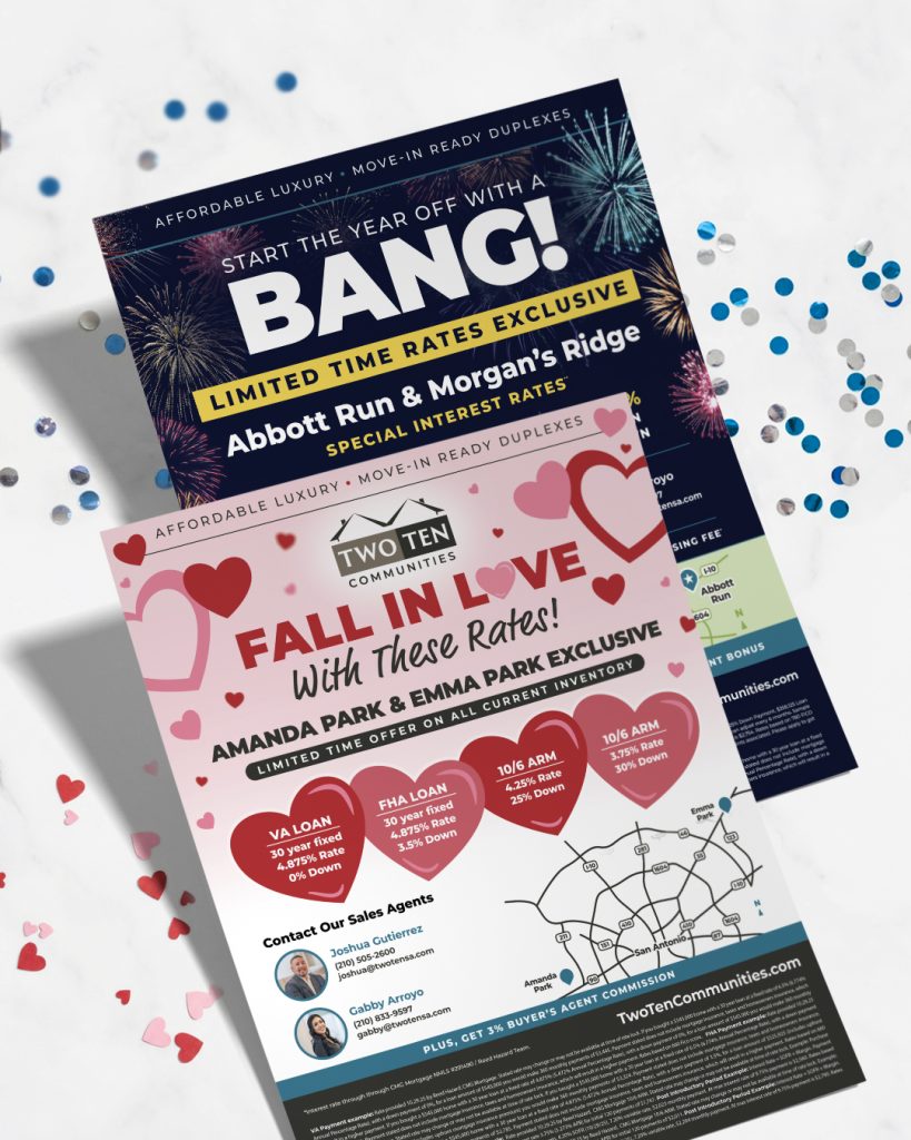 TwoTen Communities Themed Flyers