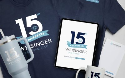 Weisinger Law Firm Anniversary Artwork