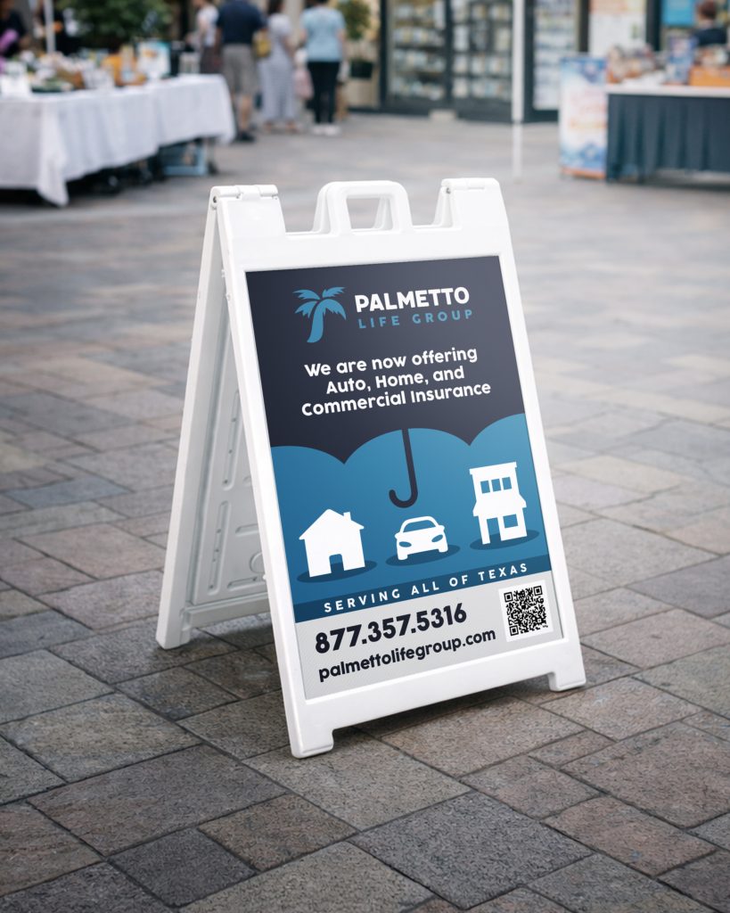 Palmetto Life Group Sign Design