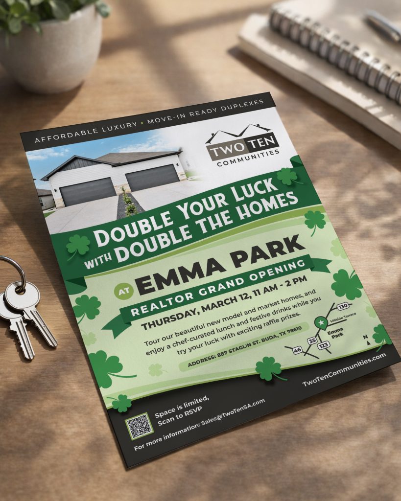 Emma Park Realtor Grand Opening Themed Flyer