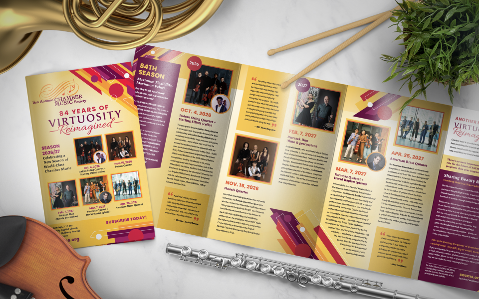 SACMS 84th Season Brochure Design