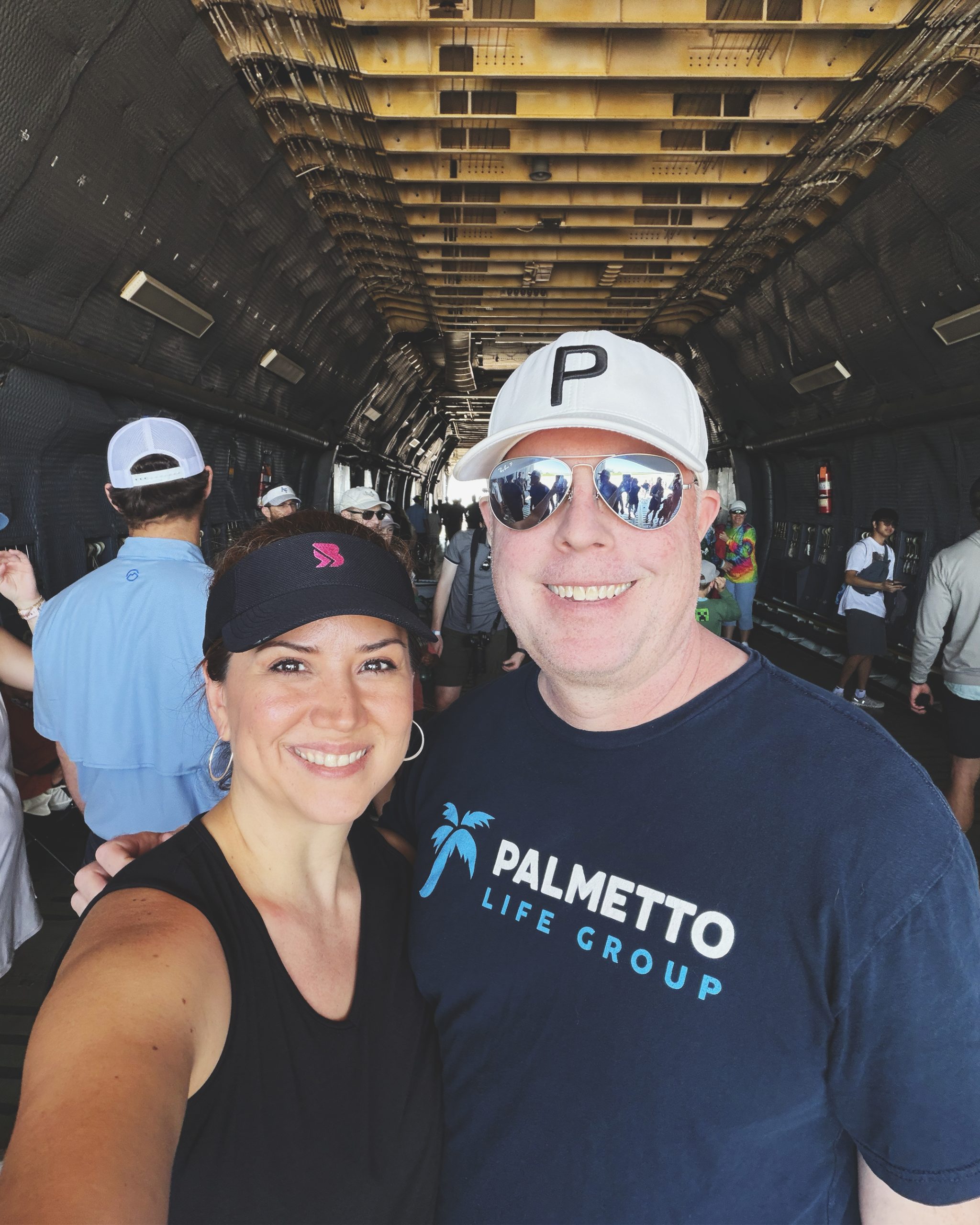 Barbara and Justin at the Great Texas Airshow