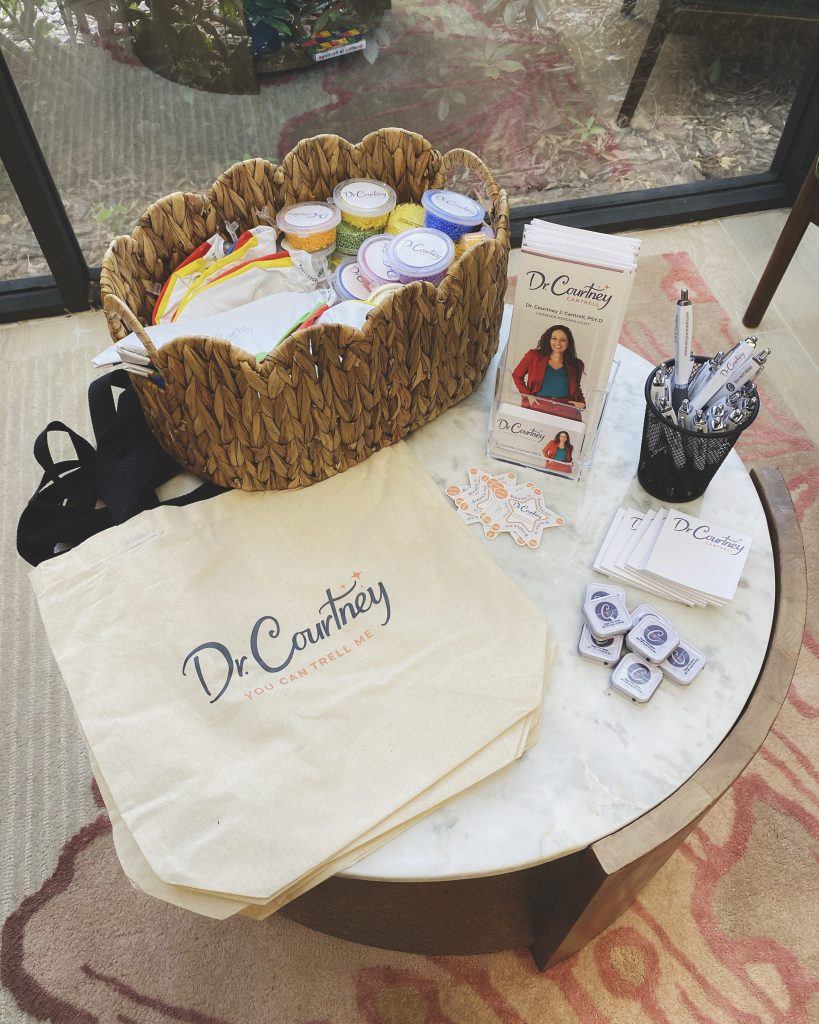 Dr. Courtney Logo Suite on Merch
