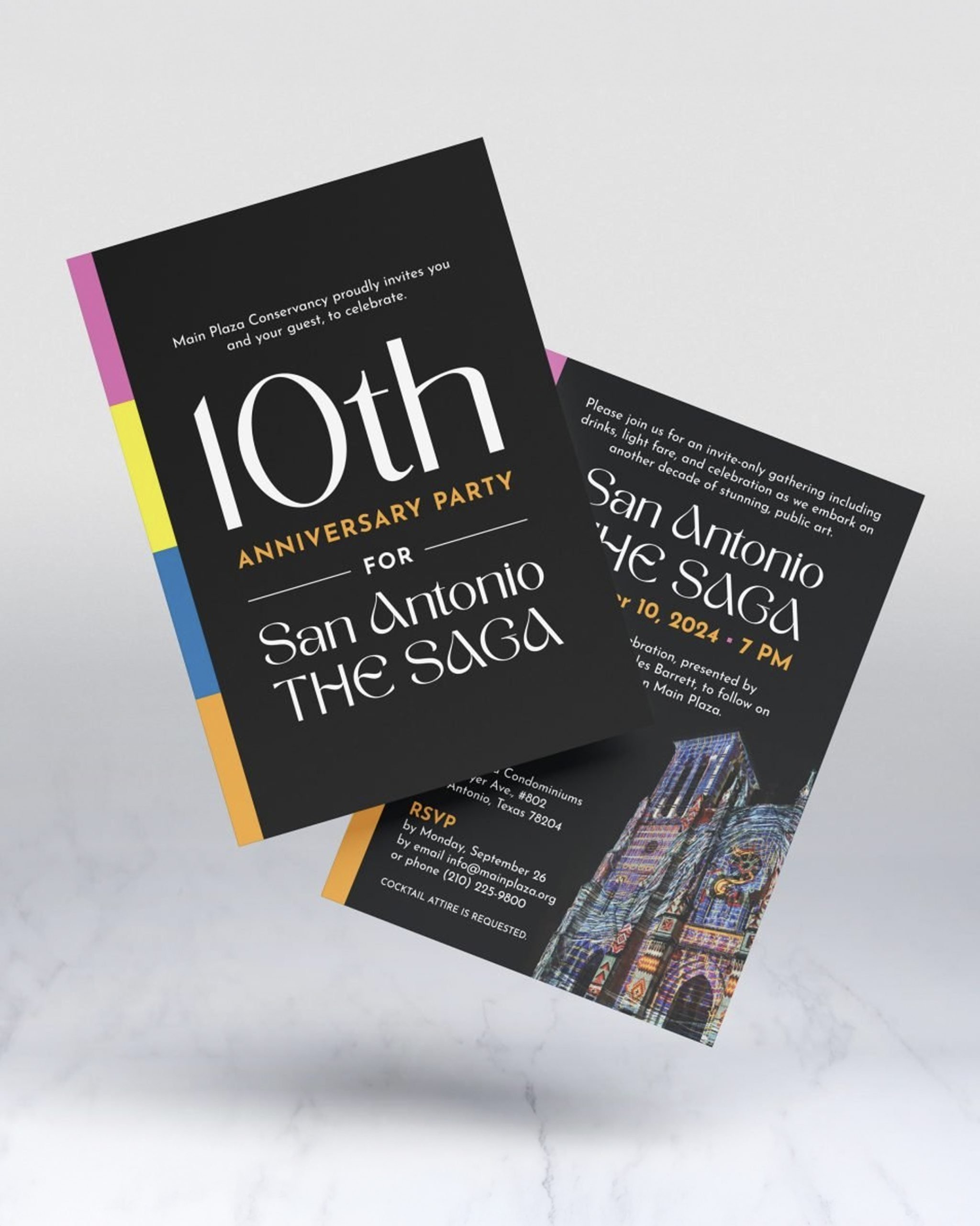 The SAGA Anniversary Invitation