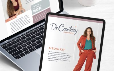 Dr. Courtney Cantrell Media Kit Design
