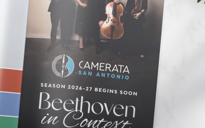 Camerata San Antonio Season 26-27 Ad Design
