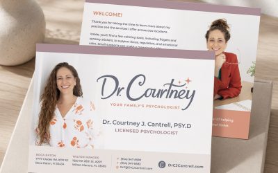 Dr. Courtney Cantrell Postcard Design
