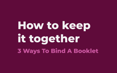 3 Ways to bind a book